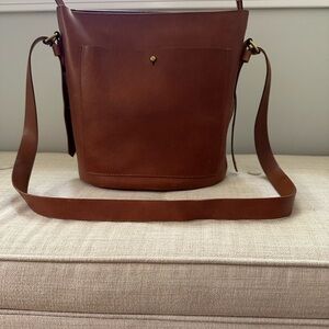 Madewell Brown Crossbody Bag Minimalist Leather Design